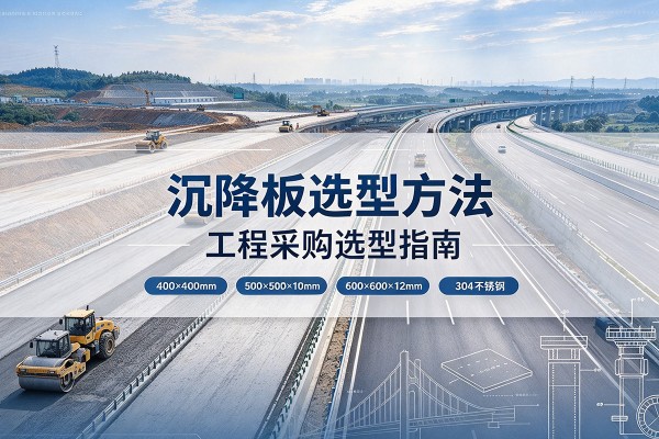 莱山沉降板选择方法
