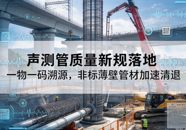 莱山声测管质量新规落地，一物一码溯源，非标薄壁管材加速清退